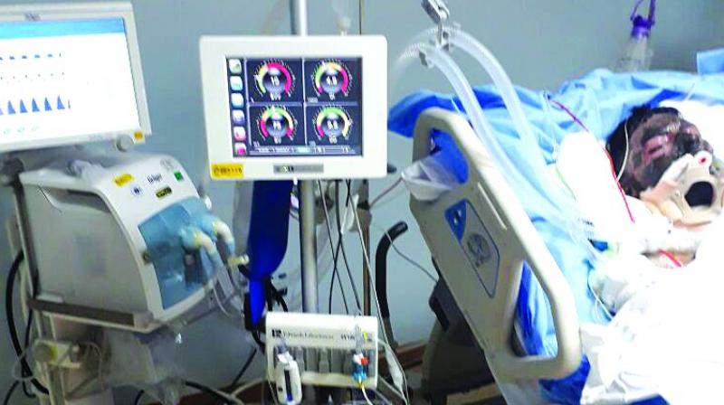 The city resident in a Riyadh hospital with 75 per cent burns The city resident in a Riyadh hospital with 75 per cent burns