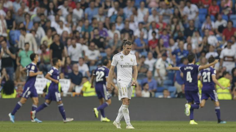 The last-minute equalizer plunged a happy Santiago Bernabeu crowd into silence and left Madrid with four points after two games. (Photo: AP) The last-minute equalizer plunged a happy Santiago Bernabeu crowd into silence and left Madrid with four points after two games. (Photo: AP)