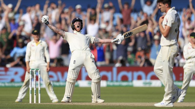 Stokes stitched an unbeaten 76-run partnership with Jack Leach for the last wicket to achieve the unthinkable. (Photo: AP/PTI) Stokes stitched an unbeaten 76-run partnership with Jack Leach for the last wicket to achieve the unthinkable. (Photo: AP/PTI)