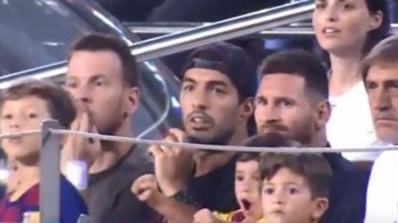 After the match, a video of Mateo Messi, Lionel Messi’s three-year-old kid, went viral on social media. (Photo: Twitter/ screengrab) After the match, a video of Mateo Messi, Lionel Messi’s three-year-old kid, went viral on social media. (Photo: Twitter/ screengrab)