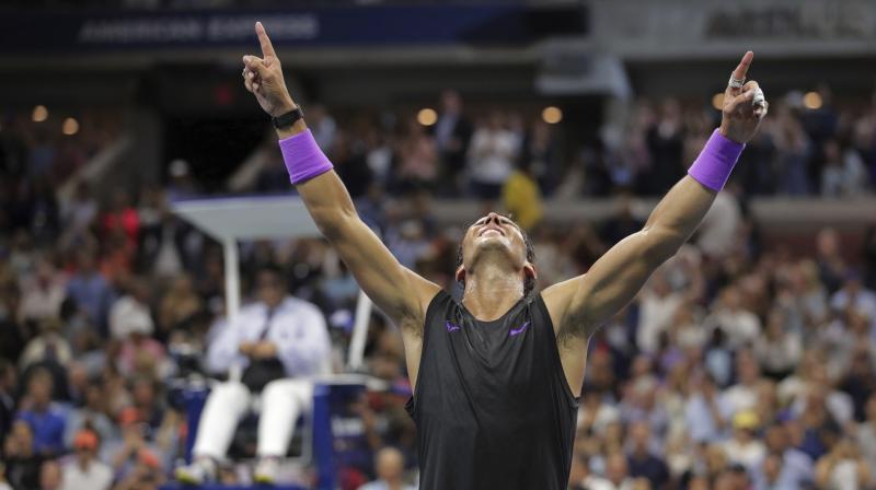 Not once since 1949 had a player come back from two sets down to win the U.S. Open final but Medvedev, cheered loudly by a crowd that booed him mercilessly earlier in the week, came close on the back of some brilliant tennis. (Photo: AP) Not once since 1949 had a player come back from two sets down to win the U.S. Open final but Medvedev, cheered loudly by a crowd that booed him mercilessly earlier in the week, came close on the back of some brilliant tennis. (Photo: AP)