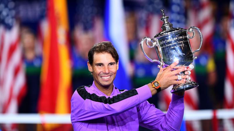 As Spanish tennis player Rafael Nadal scripted his 19th Grand Slam win, netizens lauded the player and sent in congratulatory messages on Twitter. (Photo: AFP) As Spanish tennis player Rafael Nadal scripted his 19th Grand Slam win, netizens lauded the player and sent in congratulatory messages on Twitter. (Photo: AFP)