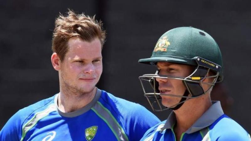 Steve Smith and David Warner completed their full return when Australia recalled them to a 14-man Twenty20 squad to play Sri Lanka and Pakistan with a firm eye on next year's World Cup. (Photo: AFP) Steve Smith and David Warner completed their full return when Australia recalled them to a 14-man Twenty20 squad to play Sri Lanka and Pakistan with a firm eye on next year's World Cup. (Photo: AFP)