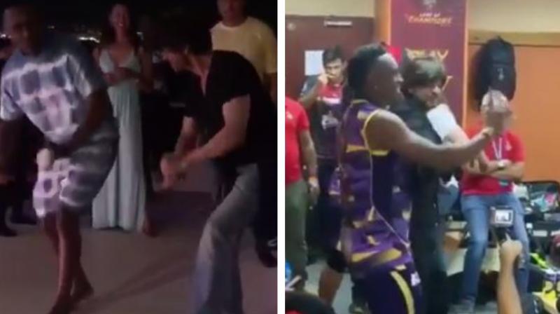 Bravo uploaded videos of him singing and dancing with the Bollywood actor. (Photo: Instagram/screengrab) Bravo uploaded videos of him singing and dancing with the Bollywood actor. (Photo: Instagram/screengrab)