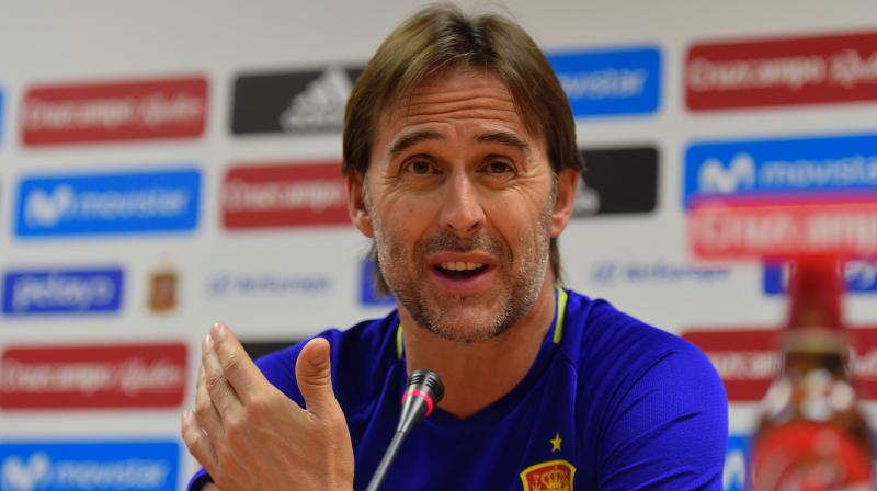 Lopetegui was appointed to the role in the wake of Spain's poor showing at Euro 2016 in France when they were eliminated in the last 16. (Photo: AFP) Lopetegui was appointed to the role in the wake of Spain's poor showing at Euro 2016 in France when they were eliminated in the last 16. (Photo: AFP)