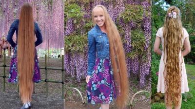 Woman Reveals Secret To Keeping Her 64 Inch Long Hair Healthy