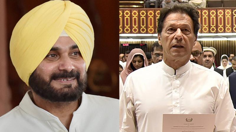Pakistan’s prime minister-elect Imran Khan had called up Navjot Singh Sidhu to extend invitation to his oath-taking ceremony in Islamabad on August 18. (Photo: PTI / AFP) Pakistan’s prime minister-elect Imran Khan had called up Navjot Singh Sidhu to extend invitation to his oath-taking ceremony in Islamabad on August 18. (Photo: PTI / AFP)