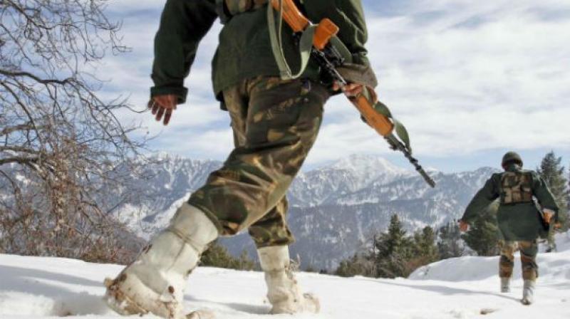 Chinese and Indian troops are locked in a stand-off at the icy heights of Ladakh division since Wednesday. (Representational image) Chinese and Indian troops are locked in a stand-off at the icy heights of Ladakh division since Wednesday. (Representational image)