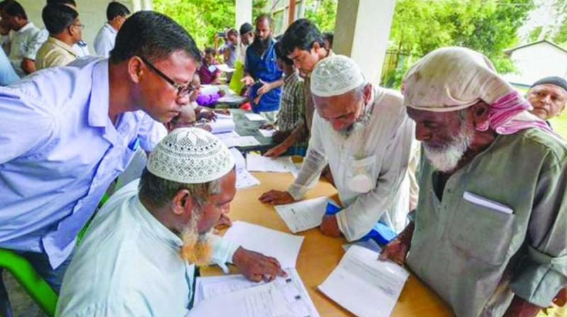 On the other hand, the Muslim immigrants, if they cannot produce specified documents, will be declared illegal and are apt to be “driven out”. On the other hand, the Muslim immigrants, if they cannot produce specified documents, will be declared illegal and are apt to be “driven out”.