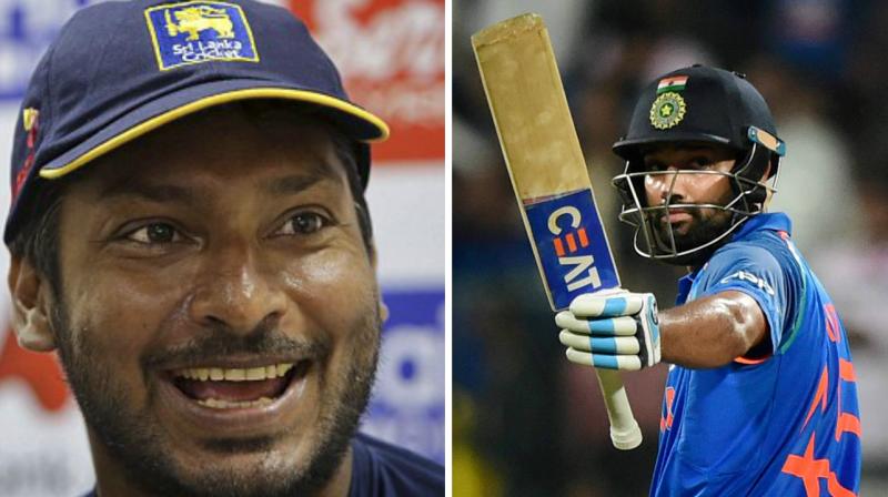 Following Rohit Sharma’s match-winning 121-run knock in the fifth and final ODI against Australia, Sri Lankan legend hailed the Indian batsman on Twitter, saying "@ImRo45 just keeps getting better and better. Graceful and devastating at the same time. Well played.” (Photo: AP / PTI) Following Rohit Sharma’s match-winning 121-run knock in the fifth and final ODI against Australia, Sri Lankan legend hailed the Indian batsman on Twitter, saying "@ImRo45 just keeps getting better and better. Graceful and devastating at the same time. Well played.” (Photo: AP / PTI)