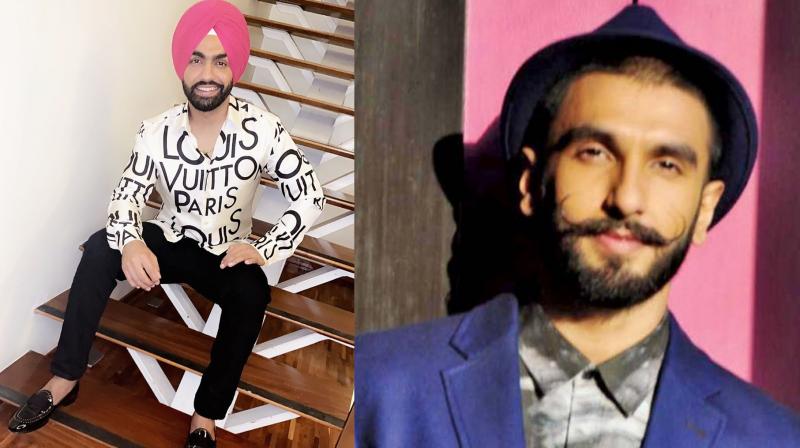 Ammy Virk and Ranveer Singh Ammy Virk and Ranveer Singh