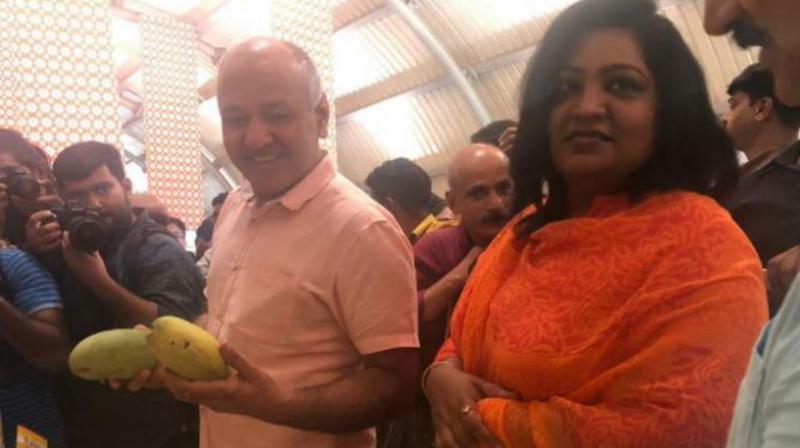 Manish Sisodia was speaking after inaugurating the 30th Mango Festival at Delhi Haat, Janakpuri in New Delhi. (Photo: Twitter | Manish Sisodia) Manish Sisodia was speaking after inaugurating the 30th Mango Festival at Delhi Haat, Janakpuri in New Delhi. (Photo: Twitter | Manish Sisodia)