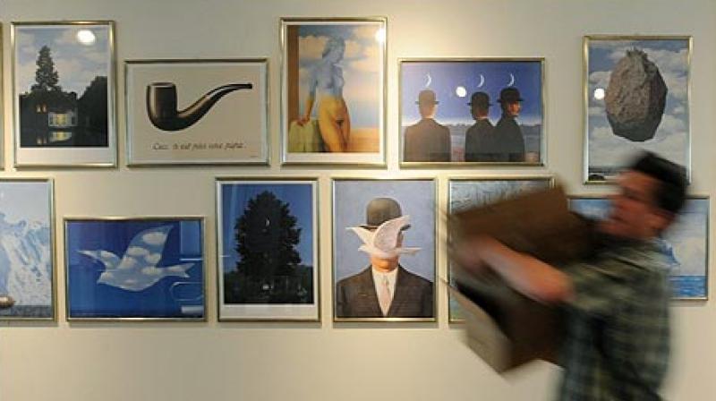 Magritte spent most of his life in Brussels, where he gained success for his philosophical paintings between the 1930s and 1960s. (Photo: AFP) Magritte spent most of his life in Brussels, where he gained success for his philosophical paintings between the 1930s and 1960s. (Photo: AFP)