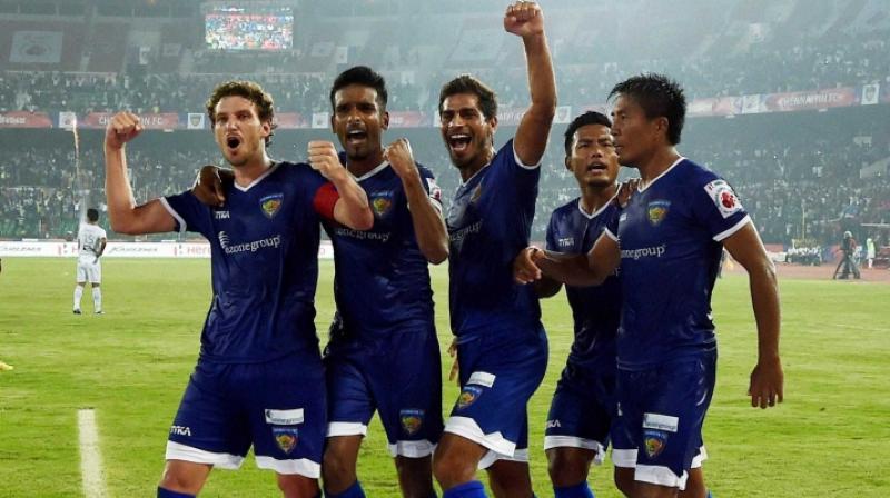 Chennayin FC, under Marco Materazzi clinched their first Indian Super League title in 2015, beating Goa 3-2 in the final.(Photo: PTI) Chennayin FC, under Marco Materazzi clinched their first Indian Super League title in 2015, beating Goa 3-2 in the final.(Photo: PTI)