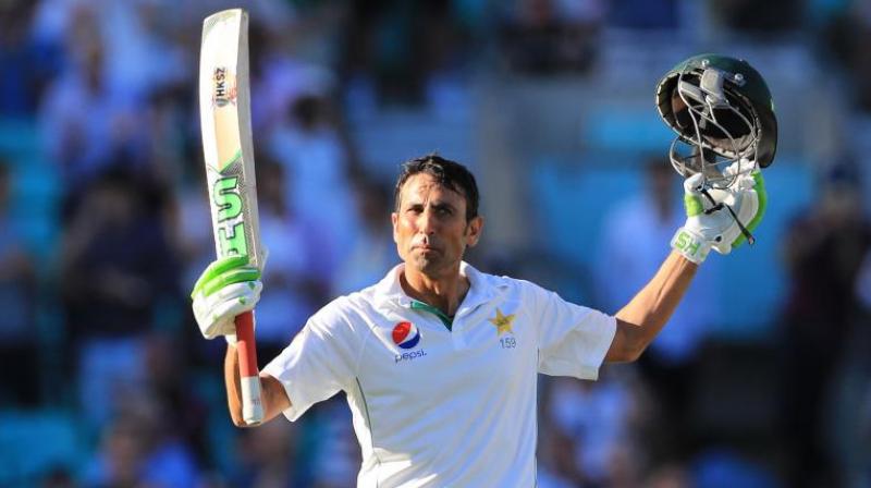 Younis revealed he had earlier decided that whenever he reaches 10,000 runs, he would auction his bat to the organisation. (Photo: AP) Younis revealed he had earlier decided that whenever he reaches 10,000 runs, he would auction his bat to the organisation. (Photo: AP)