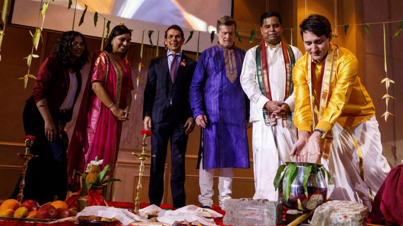 Canadian PM Justin Trudeau celebrates Pongal. (Photo: Facebook/ Justin Trudeau) Canadian PM Justin Trudeau celebrates Pongal. (Photo: Facebook/ Justin Trudeau)