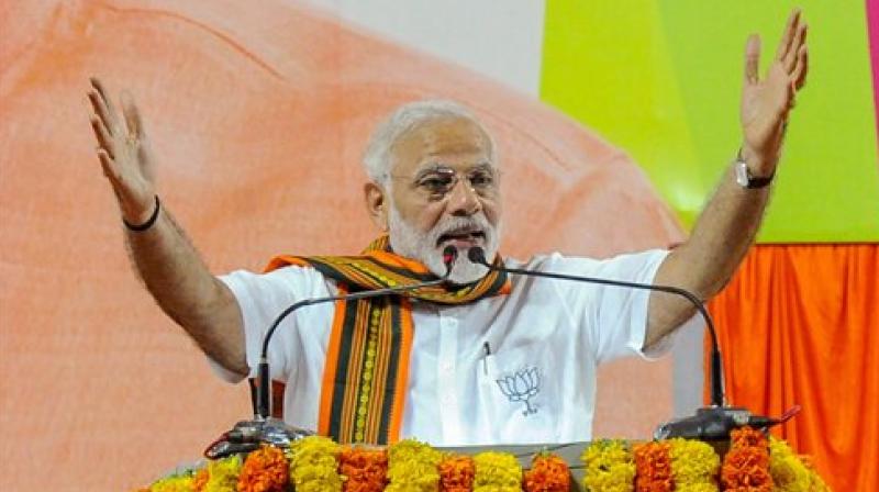 Prime Minister Narendra Modi will be the highest ranking visitor at the inauguration at the national soccer stadium in the capital Male. (Photo: File | PTI) Prime Minister Narendra Modi will be the highest ranking visitor at the inauguration at the national soccer stadium in the capital Male. (Photo: File | PTI)