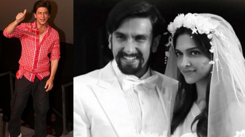 Shah Rukh Khan at Zero trailer launch; Deepika Padukone and Ranveer Singh in a still from 'Finding Fanny'. Shah Rukh Khan at Zero trailer launch; Deepika Padukone and Ranveer Singh in a still from 'Finding Fanny'.
