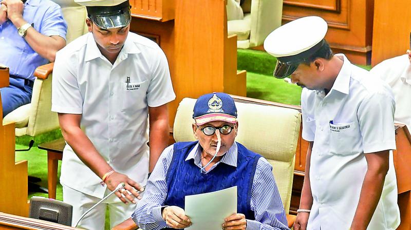 On March 4, Goa Cabinet Minister Vijay Sardesai had announced that Parrikar is suffering from 'advanced-stage cancer.' (Photo: PTI) On March 4, Goa Cabinet Minister Vijay Sardesai had announced that Parrikar is suffering from 'advanced-stage cancer.' (Photo: PTI)