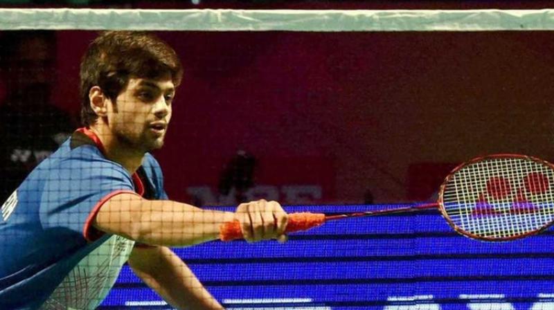 B Sai Praneeth defeated Pannawit Thongnuam 21-11, 21-15 in just 36 minutes to seal a place in the final. (Photo: PTI) B Sai Praneeth defeated Pannawit Thongnuam 21-11, 21-15 in just 36 minutes to seal a place in the final. (Photo: PTI)