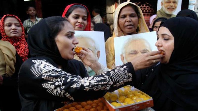 The proposed law would only be applicable on instant triple talaq or 'talaq-e-biddat' and it would give power to the victim to approach a magistrate seeking 'subsistence allowance' for herself and minor children. (Photo: PTI/File) The proposed law would only be applicable on instant triple talaq or 'talaq-e-biddat' and it would give power to the victim to approach a magistrate seeking 'subsistence allowance' for herself and minor children. (Photo: PTI/File)