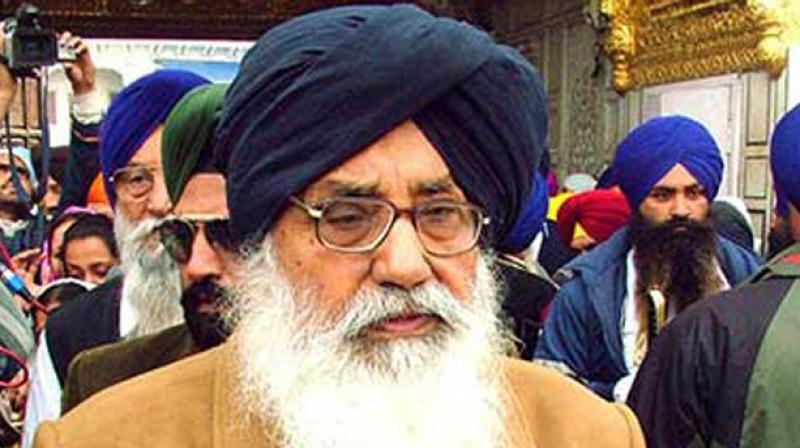 Parkash Singh Badal. (Photo: File) Parkash Singh Badal. (Photo: File)