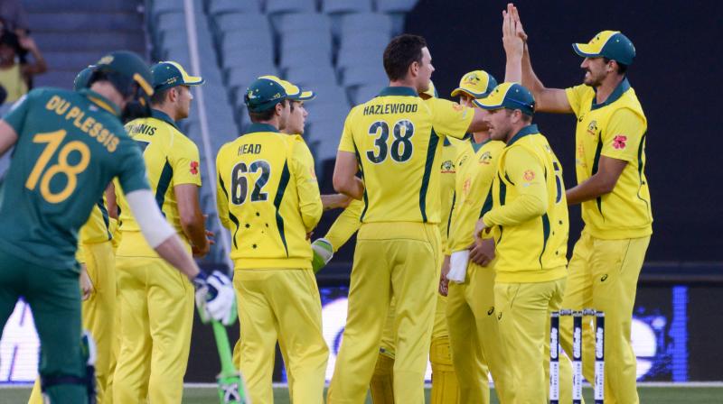 The South Africans slipped to 4-68 inside 15 overs before David Miller (51 from 71 balls) and captain Faf du Plessis rallied. (Photo: AFP) The South Africans slipped to 4-68 inside 15 overs before David Miller (51 from 71 balls) and captain Faf du Plessis rallied. (Photo: AFP)