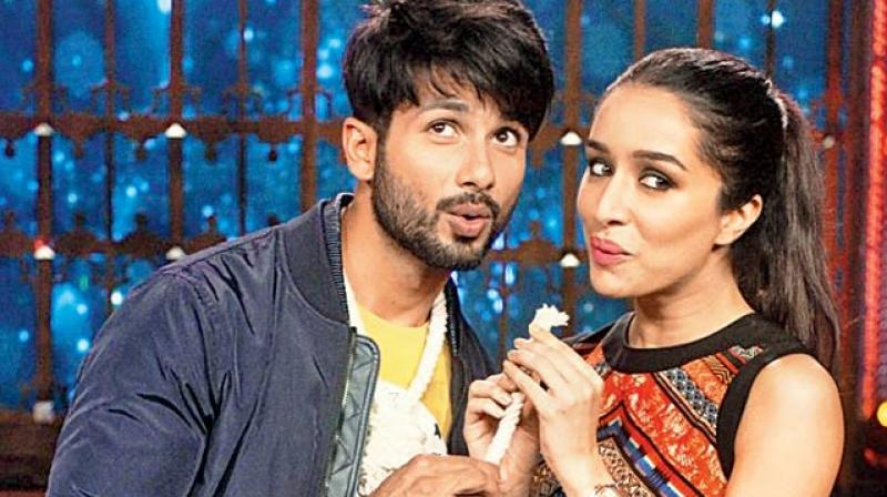 Shahid Kapoor and Shraddha Kapoor at an event. Shahid Kapoor and Shraddha Kapoor at an event.