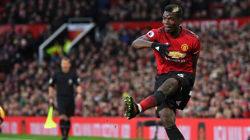 Paul Pogba and Anthony Martial scored as Manchester United recorded a much-needed, if unconvincing, 2-1 Premier League win over Everton to ease the scrutiny on manager Jose Mourinho. (Photo: AFP) Paul Pogba and Anthony Martial scored as Manchester United recorded a much-needed, if unconvincing, 2-1 Premier League win over Everton to ease the scrutiny on manager Jose Mourinho. (Photo: AFP)