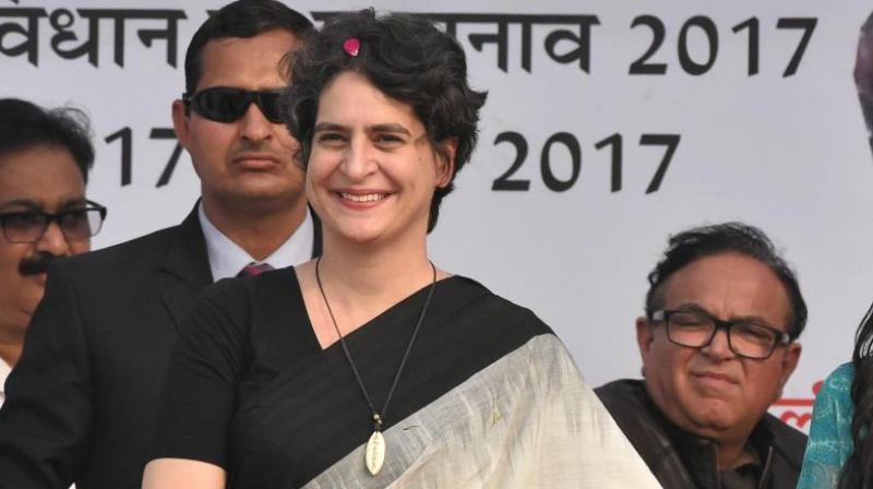 "A derogatory thread on #PriyankaGandhi's physical appearance is being unleashed on social media," Mahila Congress chief Sushmita Dev said in a tweet. (Photo: PTI) "A derogatory thread on #PriyankaGandhi's physical appearance is being unleashed on social media," Mahila Congress chief Sushmita Dev said in a tweet. (Photo: PTI)