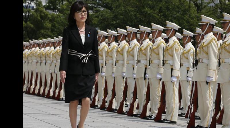 Defence Minister Tomomi Inada. (Photo: AP) Defence Minister Tomomi Inada. (Photo: AP)