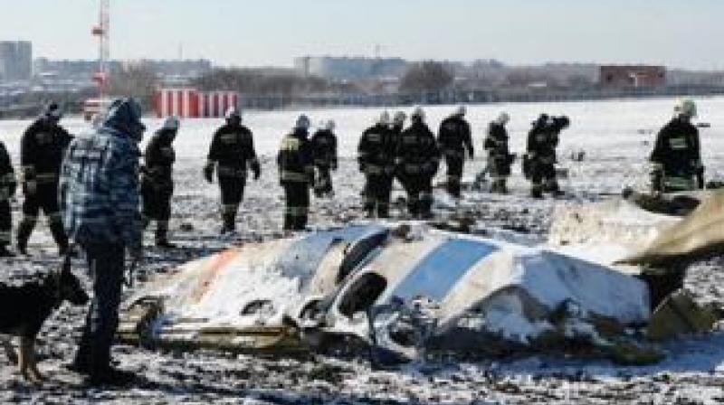The Syria-bound military plane crashed into the Black Sea killing all 92 people on board. (Photo: AP) The Syria-bound military plane crashed into the Black Sea killing all 92 people on board. (Photo: AP)