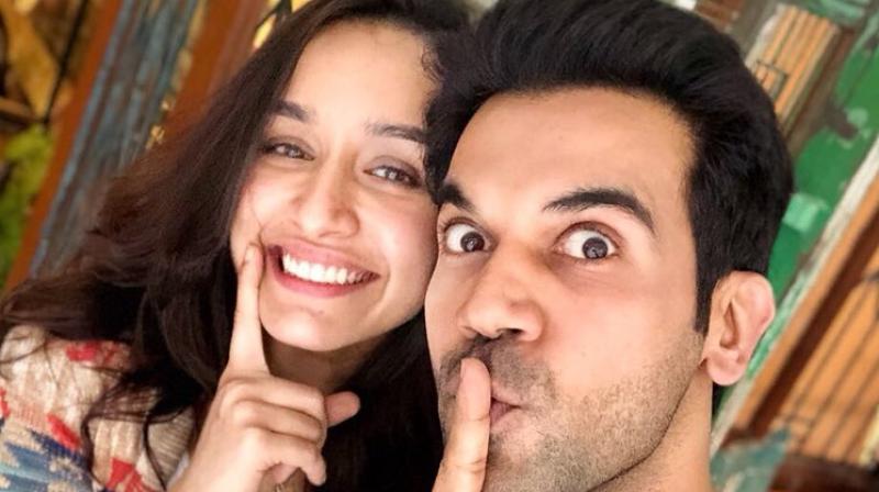 Shraddha Kapoor and Rajkummar Rao prep for 'Stree'. Shraddha Kapoor and Rajkummar Rao prep for 'Stree'.
