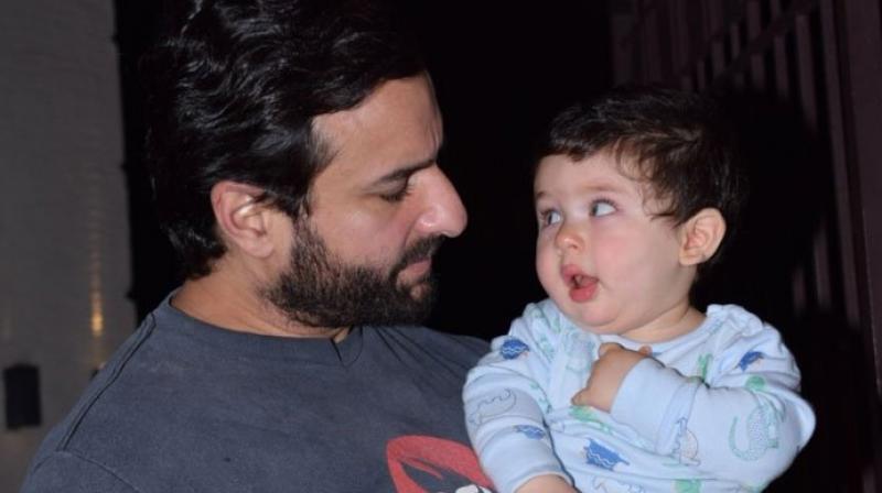 Saif Ali Khan with Taimur Ali Khan. Saif Ali Khan with Taimur Ali Khan.