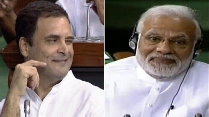 Congress President Rahul Gandhi made these comments while addressing social media workers of the Congress in Amethi on Monday night. (Photo: File | LSTV grab) Congress President Rahul Gandhi made these comments while addressing social media workers of the Congress in Amethi on Monday night. (Photo: File | LSTV grab)