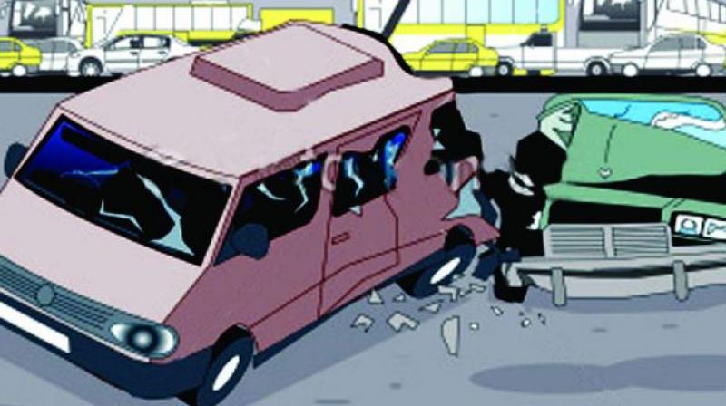 A 73-year-old retired civil engineer rammed his car into pedestrians on SP Road in Secunderabad on Saturday injuring three people. A 73-year-old retired civil engineer rammed his car into pedestrians on SP Road in Secunderabad on Saturday injuring three people.