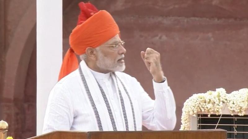 Prime Minister Narendra Modi on Wednesday vowed not to spare corrupt and black money holders. (Photo: Twitter | BJP4India) Prime Minister Narendra Modi on Wednesday vowed not to spare corrupt and black money holders. (Photo: Twitter | BJP4India)