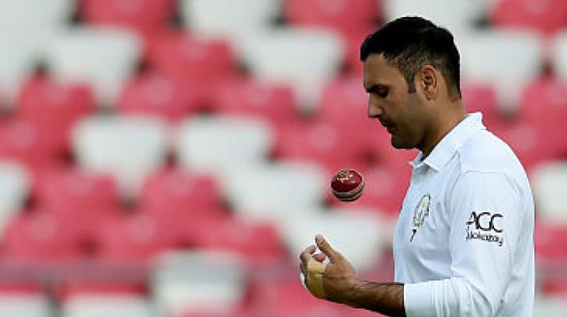 Afghanistan all-rounder Mohammad Nabi, who played his final Test match on Monday, said that it was a 'fitting end' to his Test career as his team registered a 224-run victory over Bangladesh. (Photo:AFP) Afghanistan all-rounder Mohammad Nabi, who played his final Test match on Monday, said that it was a 'fitting end' to his Test career as his team registered a 224-run victory over Bangladesh. (Photo:AFP)