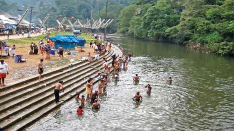 The allowable limit is 5000 per 100 ml. The Pollution Control Board attributes this to the steady inflow of pilgrims. The allowable limit is 5000 per 100 ml. The Pollution Control Board attributes this to the steady inflow of pilgrims.