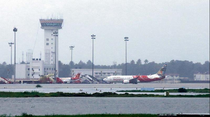 Kochi airport was shut down after it was flooded due to incessant rains. (Photo: File) Kochi airport was shut down after it was flooded due to incessant rains. (Photo: File)
