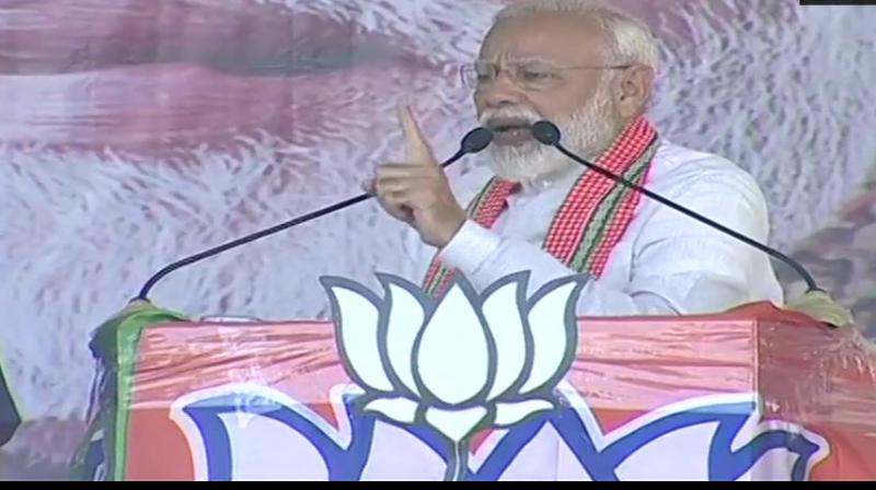 Modi also attacked the Congress by asserting that the party is contesting at the lowest number of seats despite being in power for very long. (Photo: File) Modi also attacked the Congress by asserting that the party is contesting at the lowest number of seats despite being in power for very long. (Photo: File)