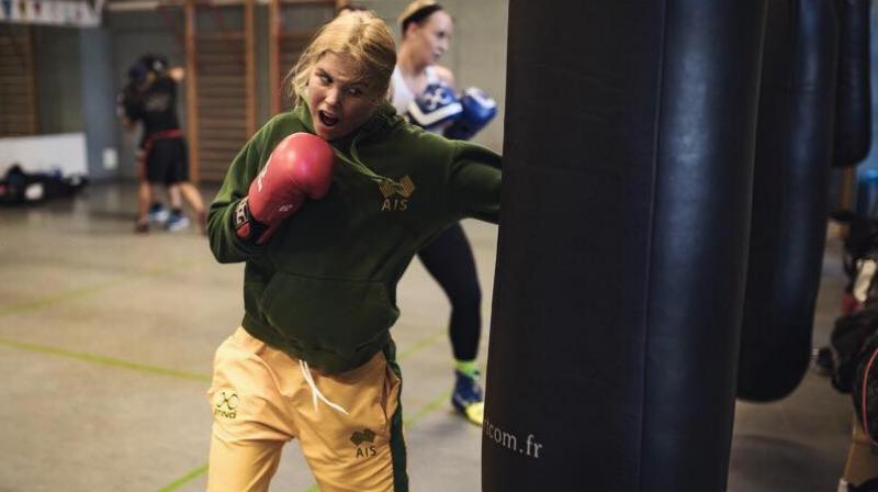 Taylah Robertson has secured the first medal of the Gold Coast Commonwealth Games nine days before her first bout