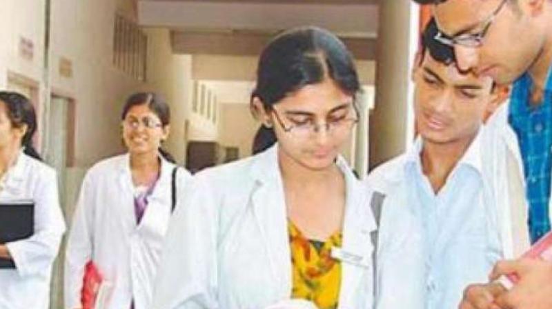 Convenor of the resident doctor association Nims hospital, Dr G Srinivas, said, Fifteen members attacked the casualty duty doctor claiming that the doctors did not treat the victim who was rushed to the hospital with a head injury. (Representional Image) Convenor of the resident doctor association Nims hospital, Dr G Srinivas, said, Fifteen members attacked the casualty duty doctor claiming that the doctors did not treat the victim who was rushed to the hospital with a head injury. (Representional Image)