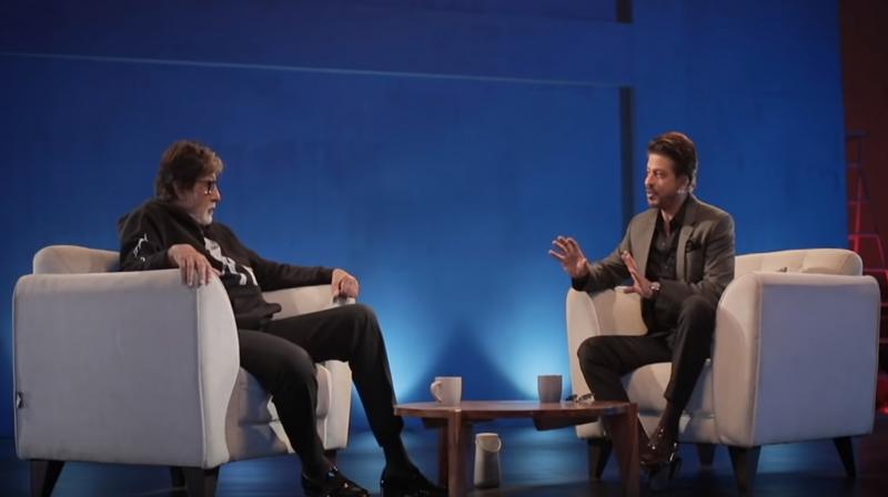 Screengrab of Badla Unplugged - Episode 1 featuring Amitabh Bachchan and Shah Rukh Khan. (Courtesy: YouTube/Red Chillies Entertainment) Screengrab of Badla Unplugged - Episode 1 featuring Amitabh Bachchan and Shah Rukh Khan. (Courtesy: YouTube/Red Chillies Entertainment)