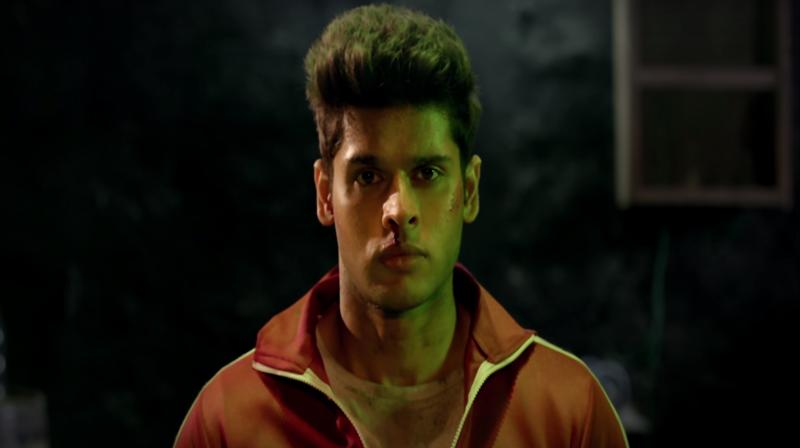 Screengrab of Abhimanyu Dassani's introduction video of Mard Ko Dard Nahi Hota. (Courtesy: YouTube/ RSVP Movies) Screengrab of Abhimanyu Dassani's introduction video of Mard Ko Dard Nahi Hota. (Courtesy: YouTube/ RSVP Movies)