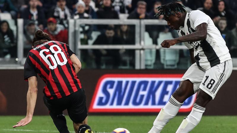 Juve, still missing Cristiano Ronaldo because of a thigh injury, are 21 points clear at the top and they will wrap up the title with seven games to spare if second-placed Napoli lose at home to Genoa on Sunday. (Photo: AFP) Juve, still missing Cristiano Ronaldo because of a thigh injury, are 21 points clear at the top and they will wrap up the title with seven games to spare if second-placed Napoli lose at home to Genoa on Sunday. (Photo: AFP)