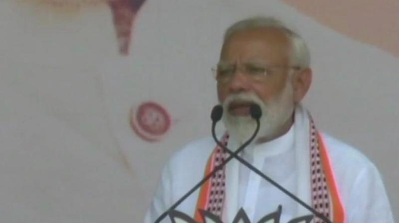 Modi said names of prospective prime ministers are popping up from every "gali-mohalla. (Photo: ANI twitter) Modi said names of prospective prime ministers are popping up from every "gali-mohalla. (Photo: ANI twitter)