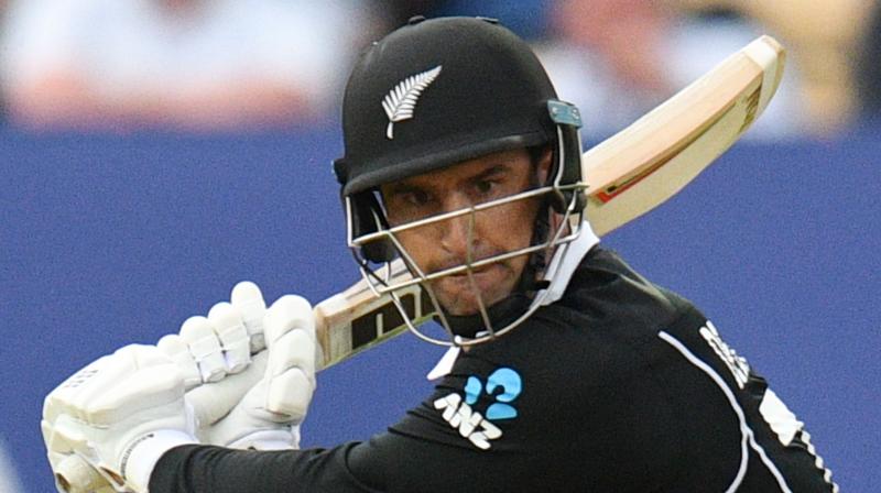 Chasing 242 in 49 overs in the rain-truncated match, New Zealand recovered from a mini slump at 137 for five, riding on a 91-run stand between skipper Kane Williamson (106 not out off 138 balls) and Colin de Grandhomme, to reach home with three balls to spare. Chasing 242 in 49 overs in the rain-truncated match, New Zealand recovered from a mini slump at 137 for five, riding on a 91-run stand between skipper Kane Williamson (106 not out off 138 balls) and Colin de Grandhomme, to reach home with three balls to spare.
