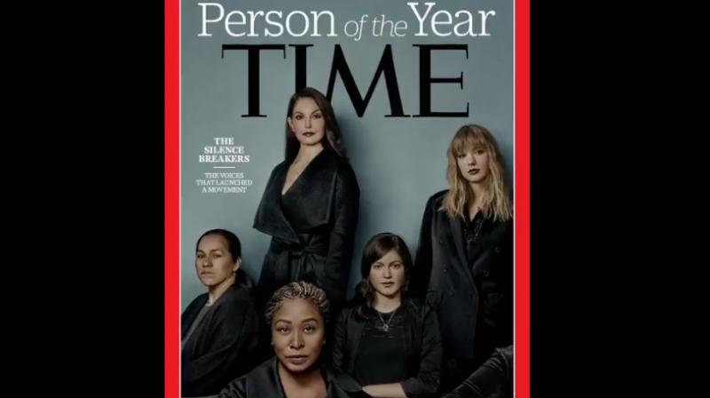 This is the fastest moving social change we’ve seen in decades and it began with individual acts of courage by hundreds of women. (Photo: Twitter/TIME) This is the fastest moving social change we’ve seen in decades and it began with individual acts of courage by hundreds of women. (Photo: Twitter/TIME)