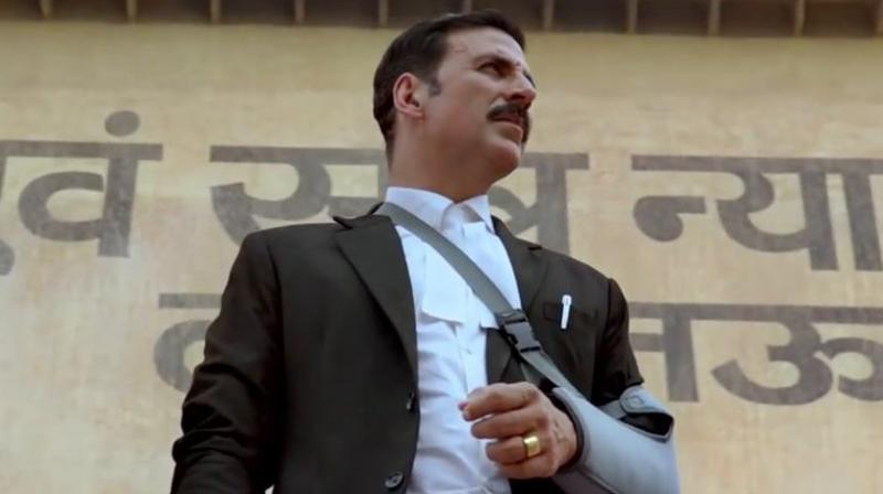 Akshay Kumar in a still from 'Jolly LLB 2'. Akshay Kumar in a still from 'Jolly LLB 2'.